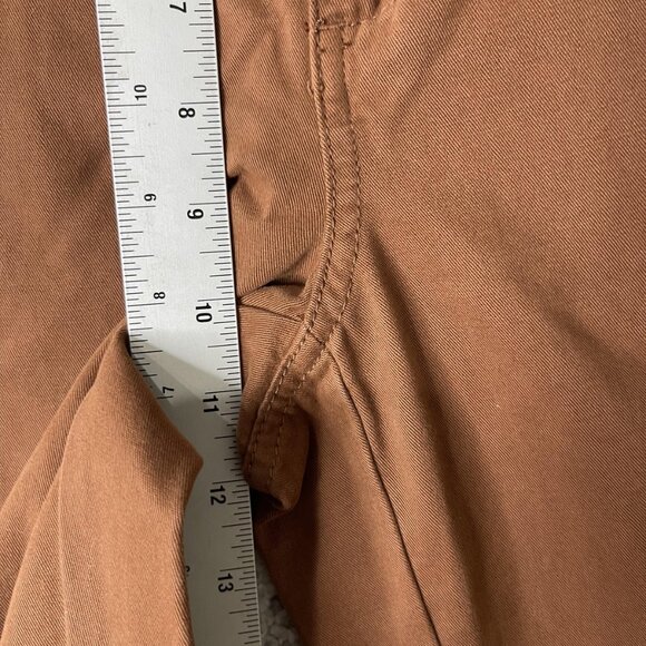 Sun-deh Pants Womens 4 Brown Jaden Epicurean Organic Cotton Straight Leg Casual - Picture 4 of 9